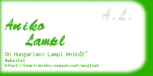aniko lampl business card
